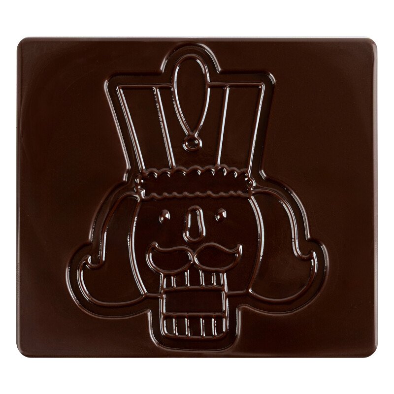 Zijkant buche Notenkraker 9x8 cm