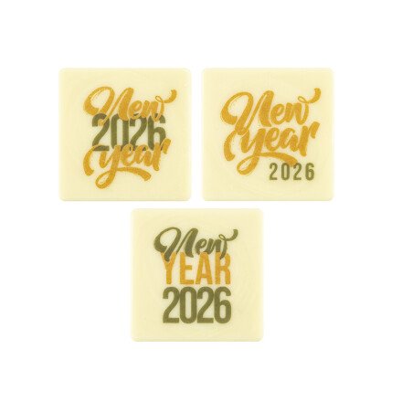 Plaquette New Year 2026 5 cm