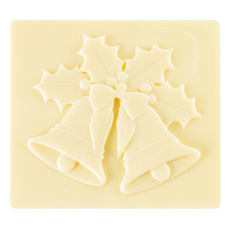 Zijkant buche Kerstklokken 9x8 cm