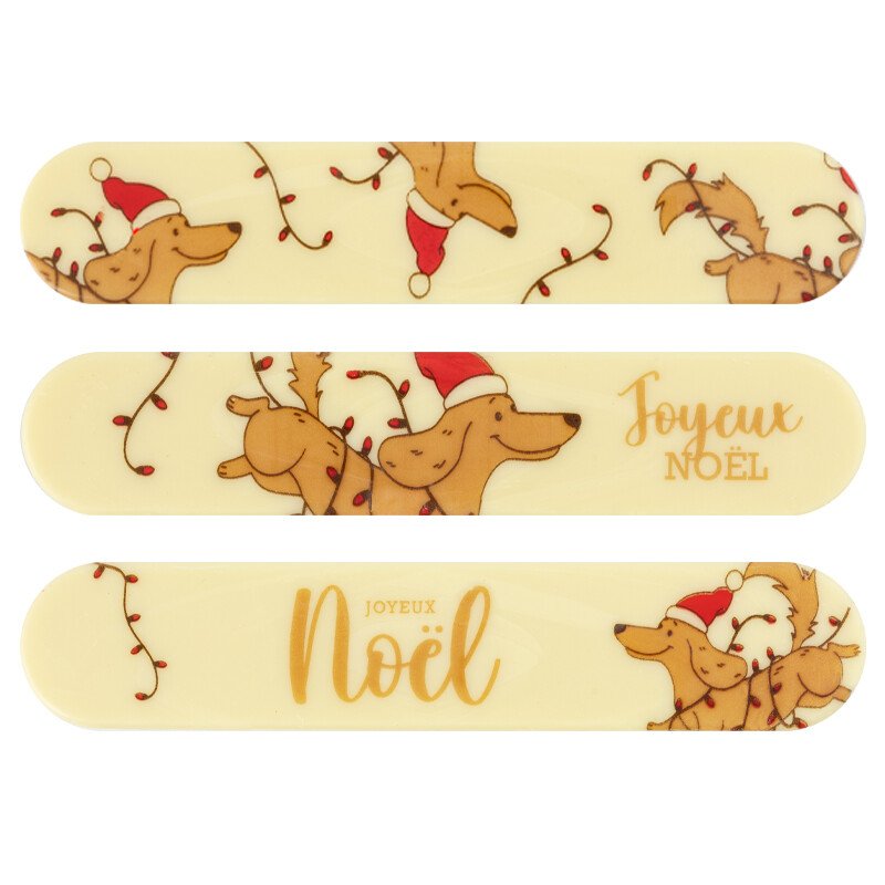 Eclair Joyeux Noël 15x3 cm