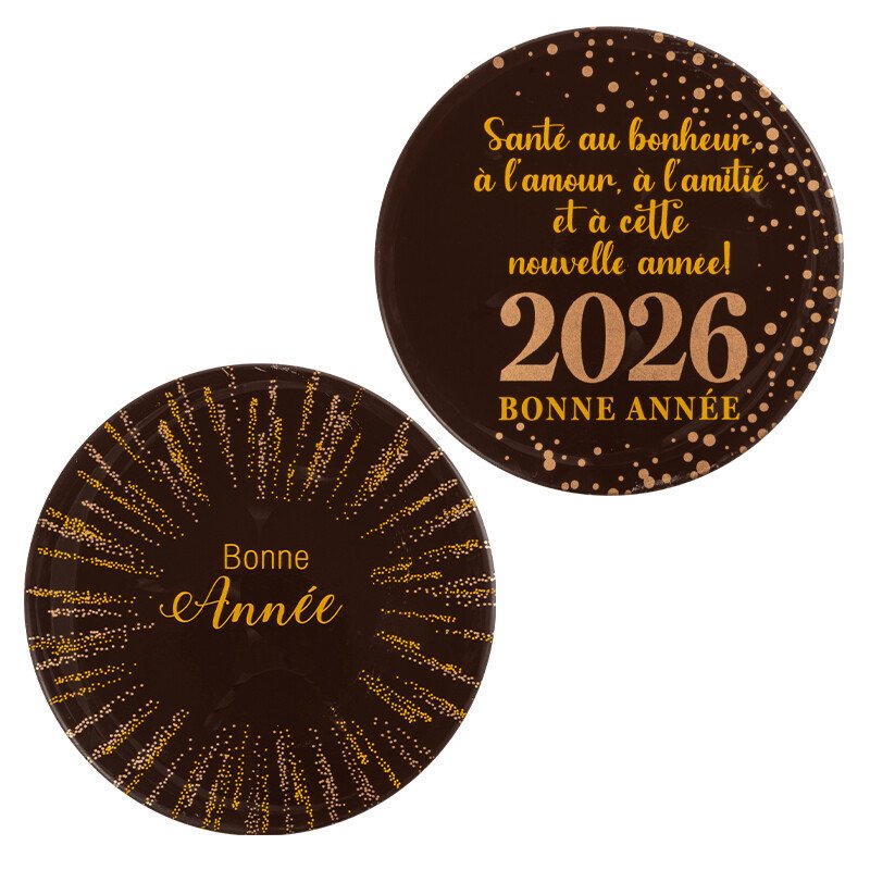 Nieuwjaarsbrief Bonne Année 2026 12 cm