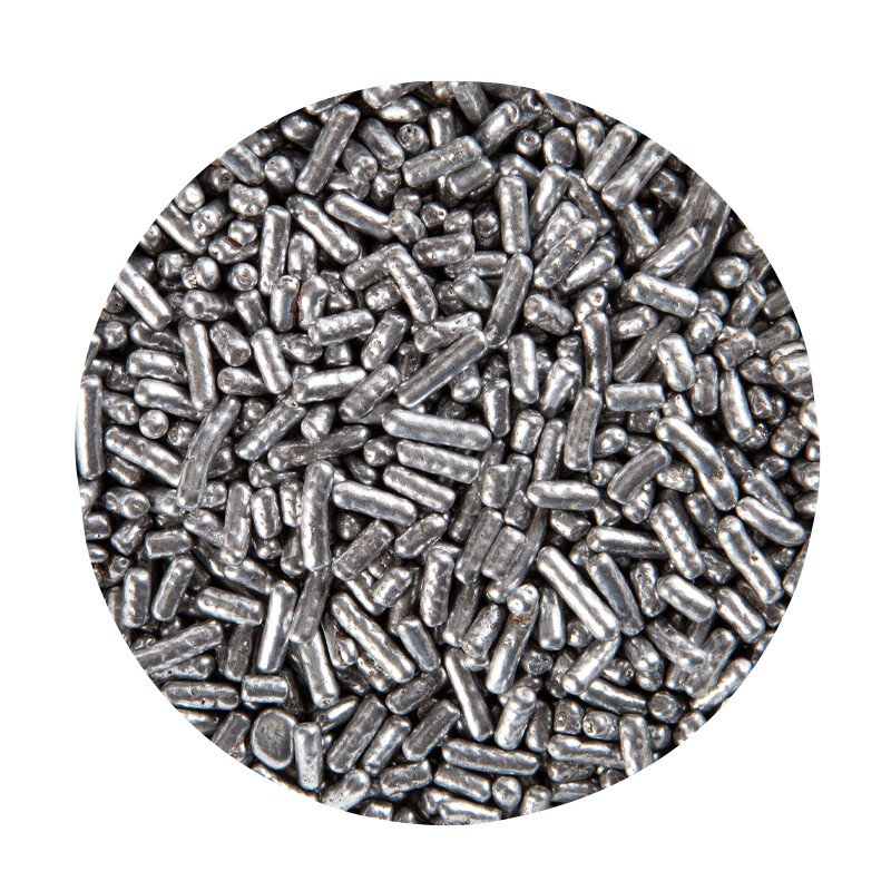 Sugar sticks metallic silver glimmer no E171 10 kg