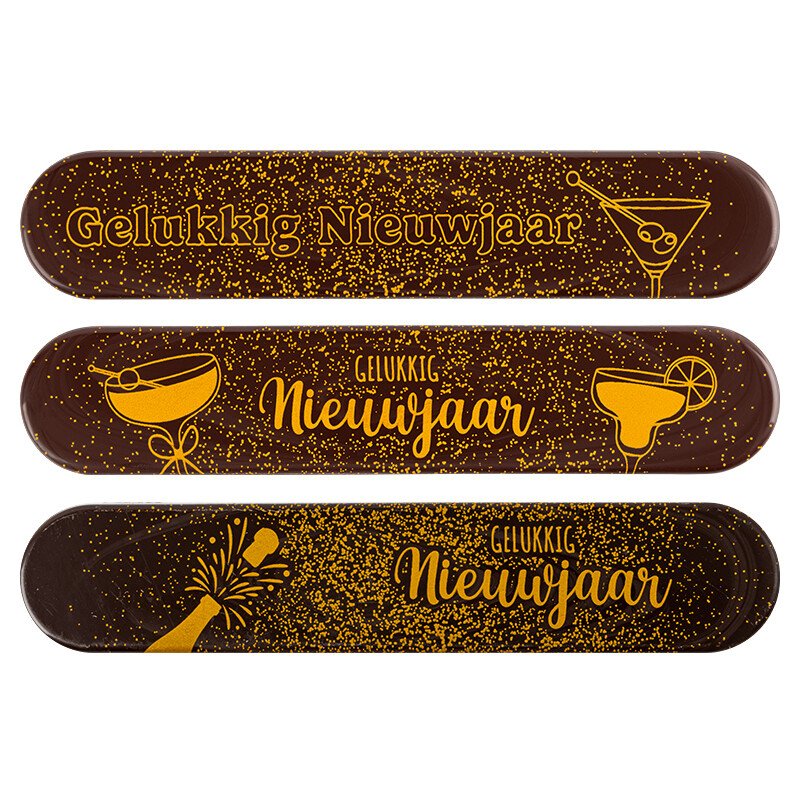 Eclair Gelukkig Nieuwjaar 15x3 cm