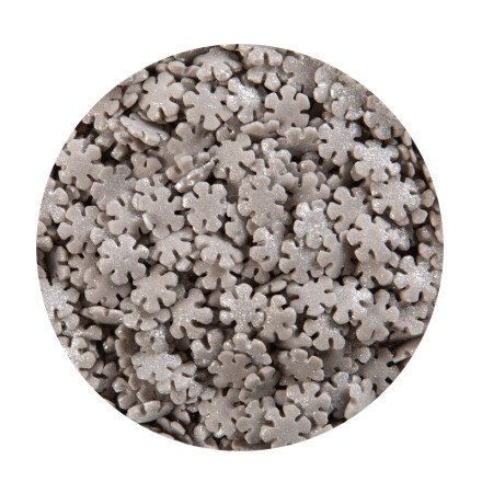 Strooisel ijskristallen zilver 400 g