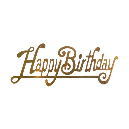 Happy Birthday or 9x3,5 cm