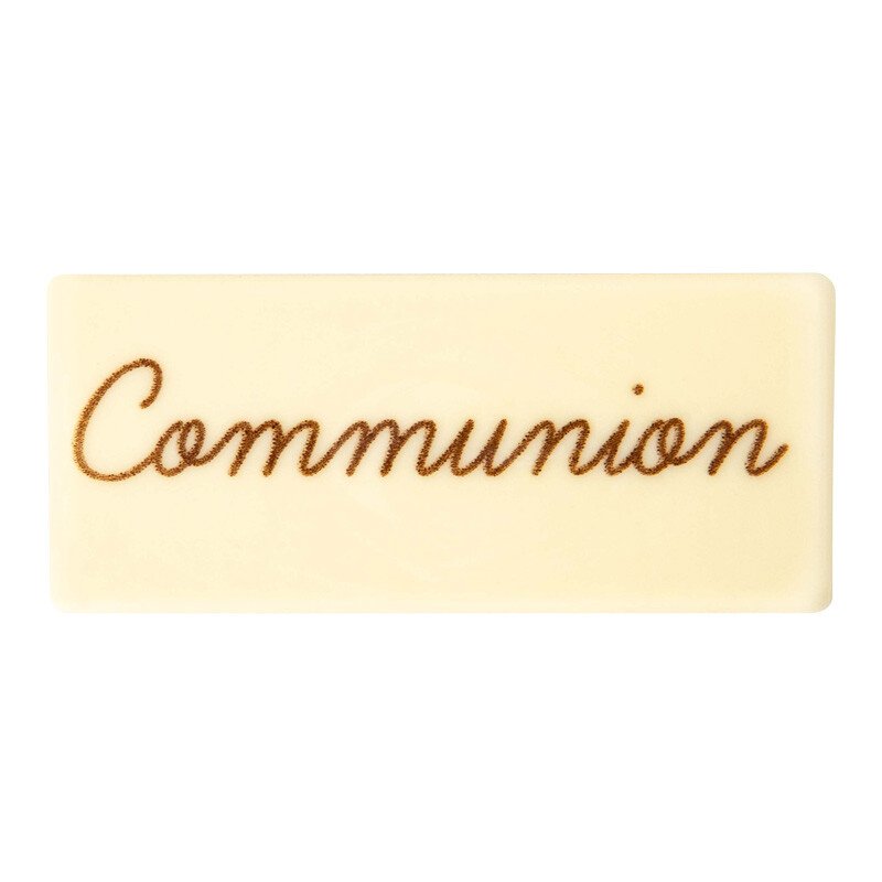 Plaquette Communion 8x3,5 cm