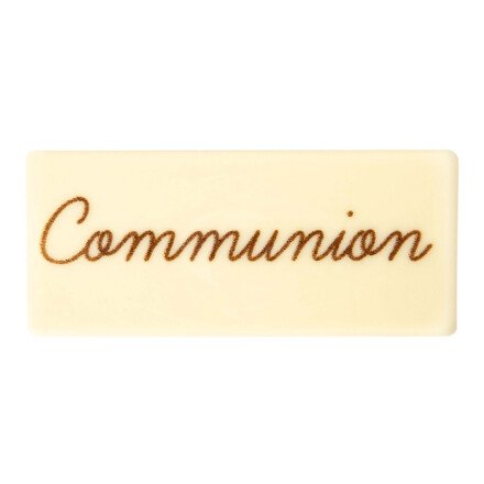 Plaquette Communion 8x3,5 cm