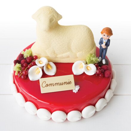 Plaatje Communie 8x3,5 cm