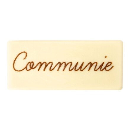 Plaquette Communie 8x3,5 cm