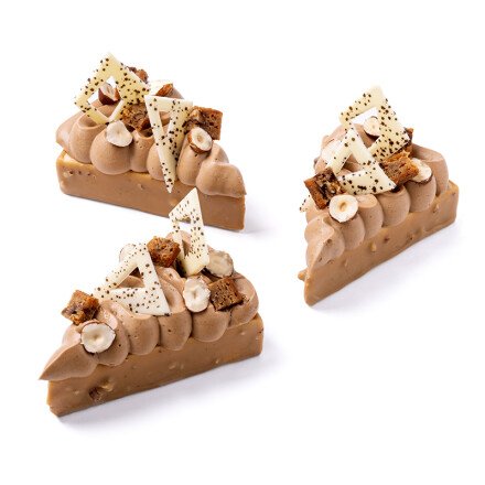 Trapèze avec des taches 4x3 cm