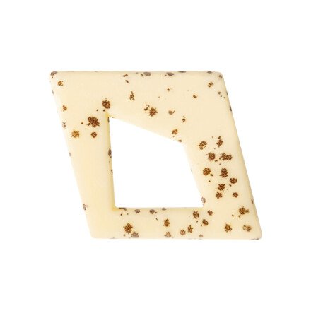 Trapezium met spikkels 4x3 cm