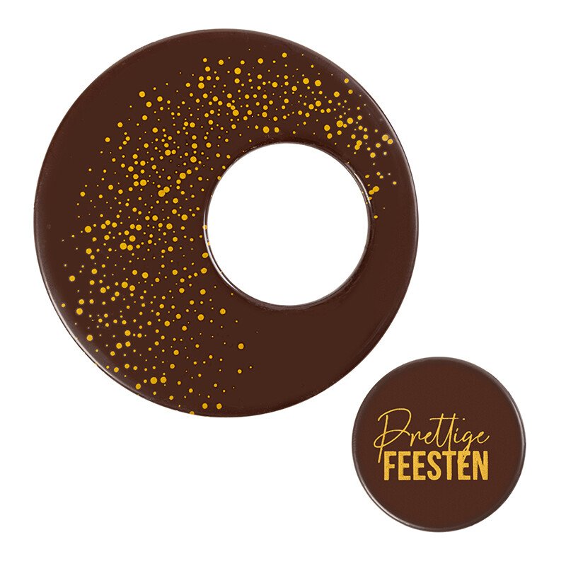 Set prettige feesten 10 cm en 3,8 cm - 10 sets