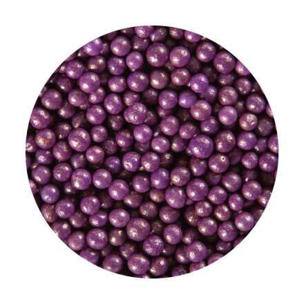 Mini dragees paars 0,4 cm 600 g