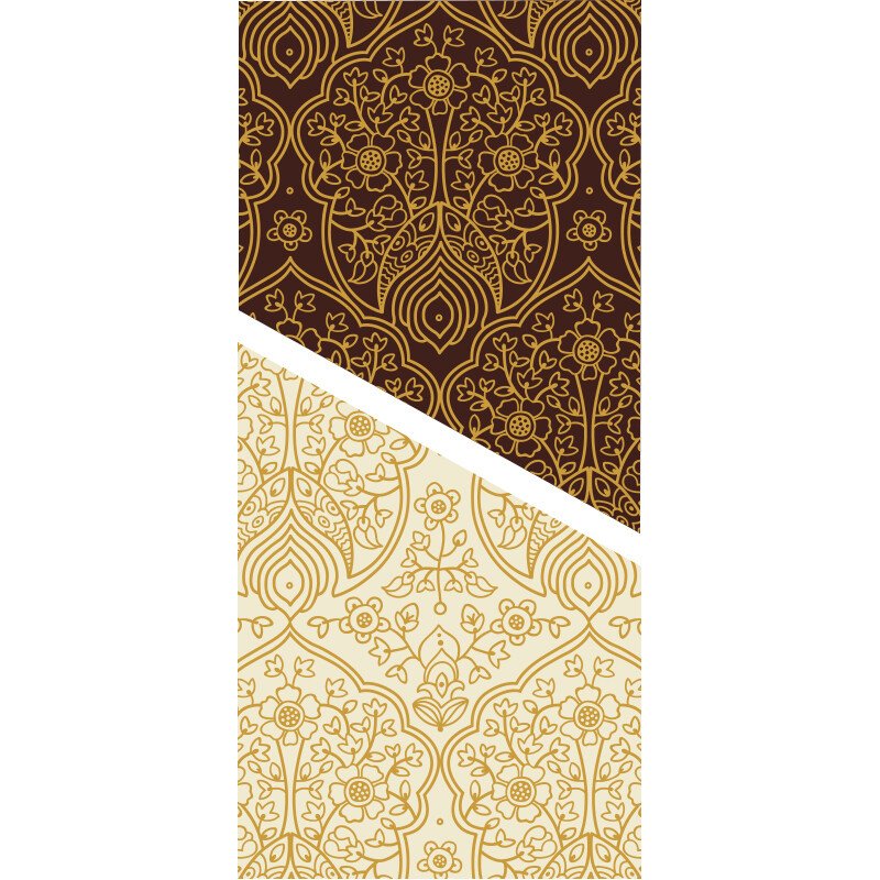 Transfer oriental goud 35x25 cm