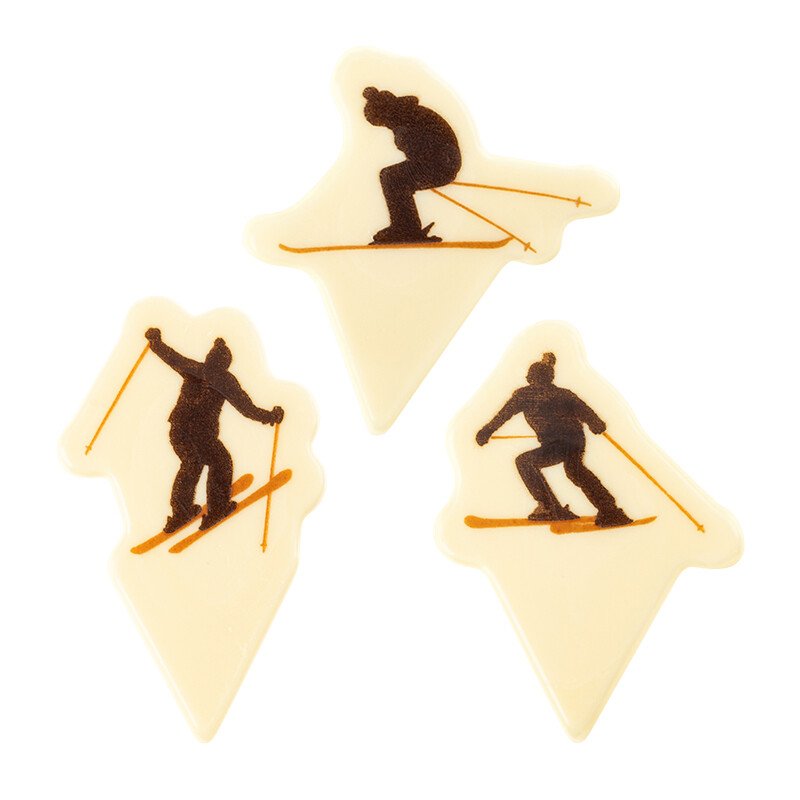 Prikker skiër 4,5x6,2 - 4x6,5 - 5,4x5,6 cm