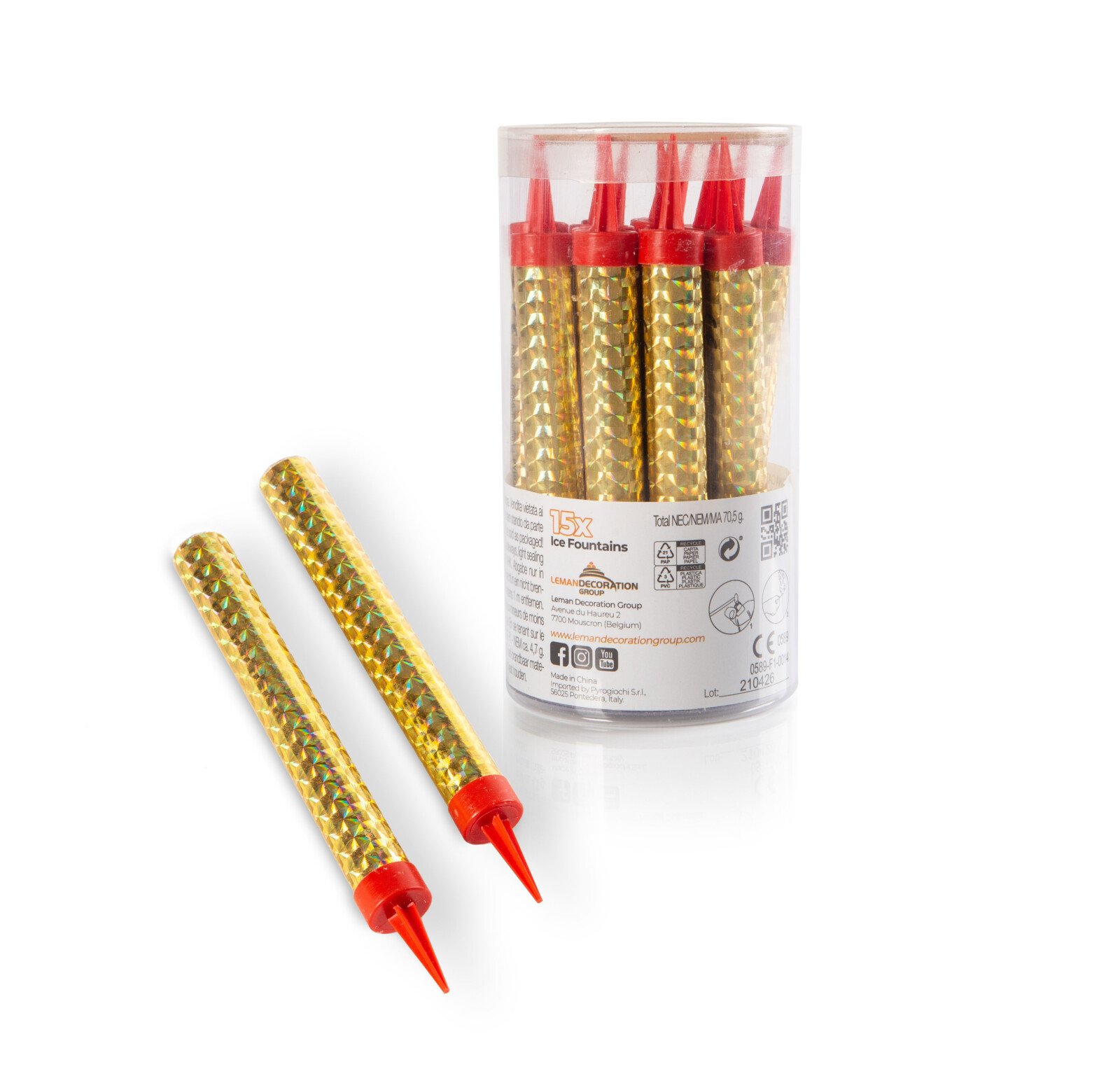 Feuerwerkkerzen 12 cm 6x15 unit