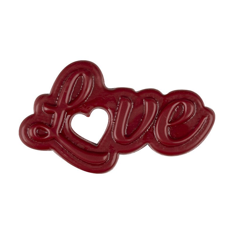 Love met hart 5,1x3 cm