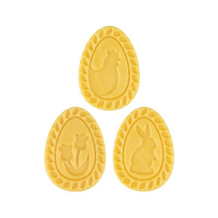 Ei met paasassortiment 4,3x3 cm