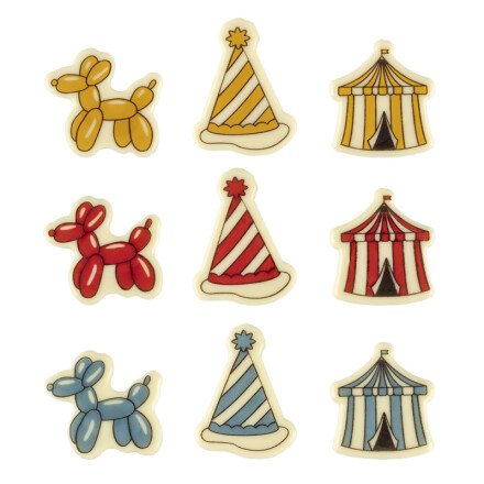 Circus set 4,6x5,1/4,2/3,4 cm