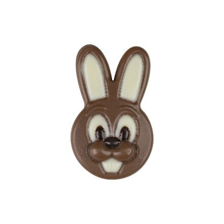 Konijn met tanden 4,5x2,7 cm