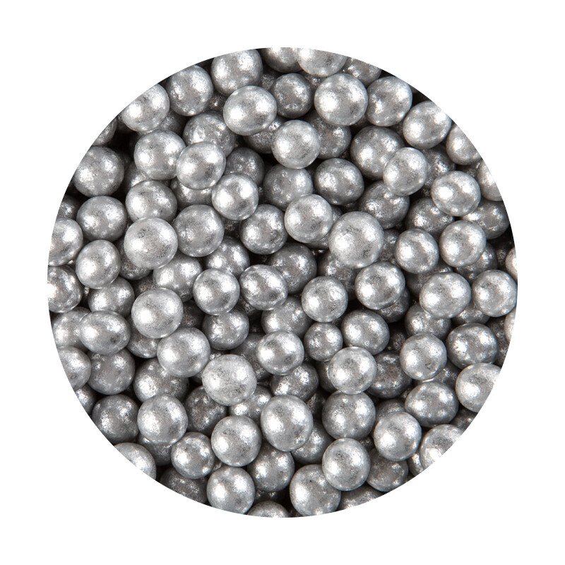 Soft Perlen pearly Silber 0,4 cm 600 g