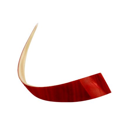 Boucle rouge 1,5X9 cm