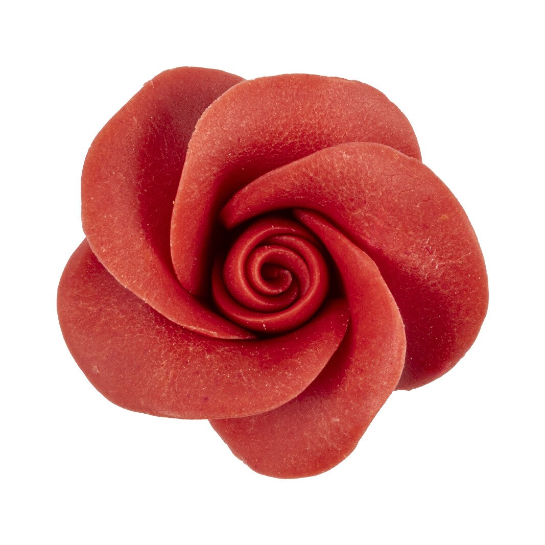 Rose red 3.5x4 cm