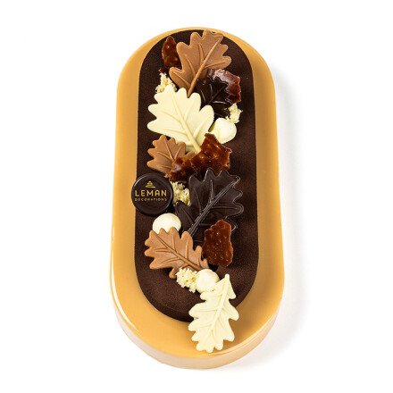Feuilles d'hiver 4x7 cm - 5x3 cm
