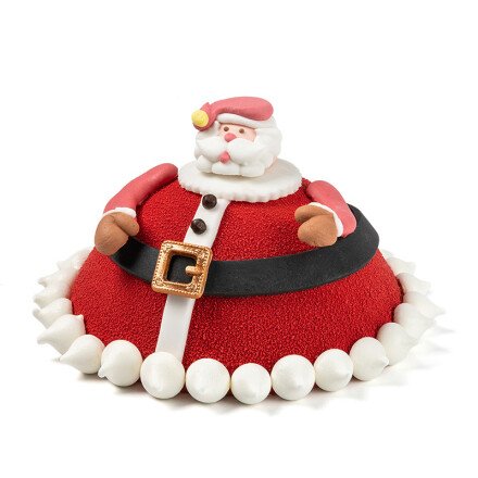Set kerstman 3 cm