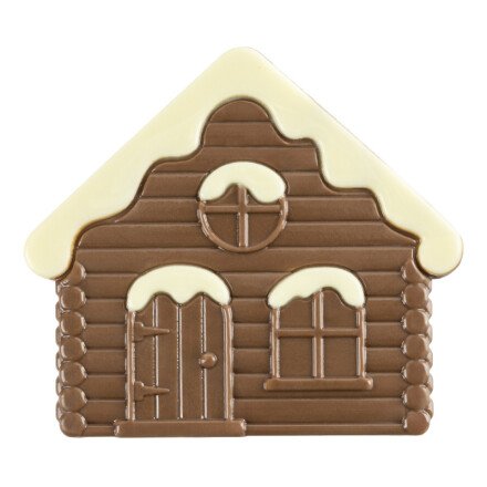 Embout buche Maison d'hiver 9x8,5 cm