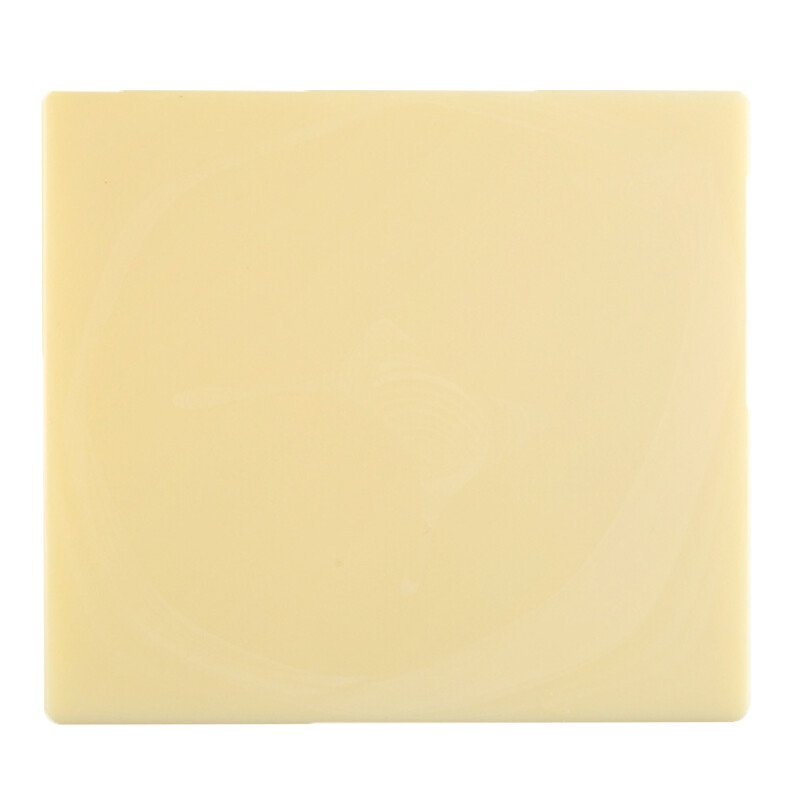 Embout de bûche blanc 9x8 cm