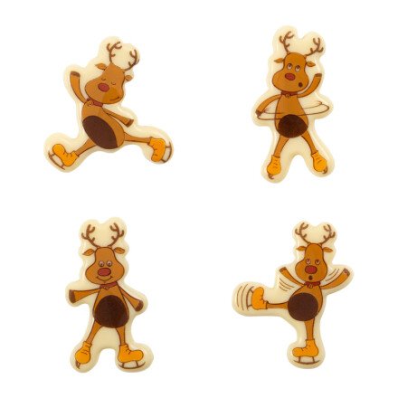 Dansende rendieren H 5 cm