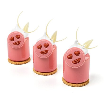 Smiley hart 3,8 cm
