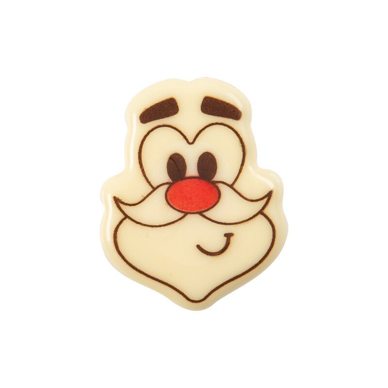 Kopf Weihnachtsmann 3,8x3 cm