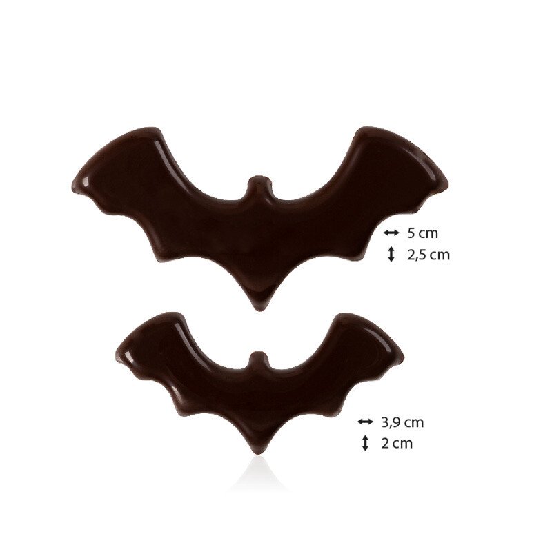 Bats 5x2,5 cm - 3,9x2 cm