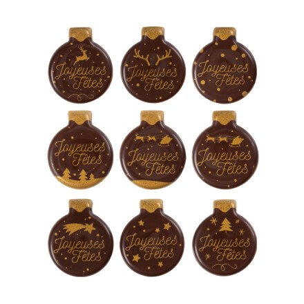 Xmasball Joyeuses Fêtes 2,5 cm